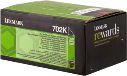 Lexmark CS310/CS410/CS510 Nero Cartuccia toner originale - 70C20K0/70C20KE/702K