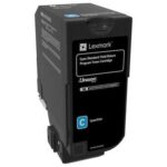 Lexmark CS720/CS725/CX725 Ciano Cartuccia toner originale - 74C2SC0