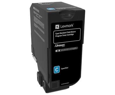 Lexmark CS720/CS725/CX725 Ciano Cartuccia toner originale - 74C2SC0