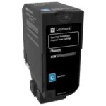 Lexmark CX725 Ciano Cartuccia toner originale - 84C2HC0