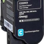 Lexmark C2325/C2425/C2535/MC2325/MC2425/MC2535/MC2640 Cartuccia toner originale ciano - C2320C0