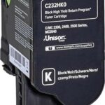 Lexmark C2325/C2425/C2535/MC2325/MC2425/MC2535/MC2640 Nero Cartuccia toner originale - C232HK0