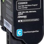 Lexmark C2325/C2425/C2535/MC2325/MC2425/MC2535/MC2640 Cartuccia toner originale ciano - C232HC0
