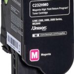 Lexmark C2325/C2425/C2535/MC2325/MC2425/MC2535/MC2640 Cartuccia toner originale magenta - C232HM0