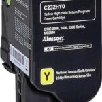 Lexmark C2325/C2425/C2535/MC2325/MC2425/MC2535/MC2640 Giallo Cartuccia toner originale - C232HY0