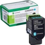 Lexmark C2425/C2535/MC2425/MC2535/MC2640 Cartuccia toner originale ciano - C242XC0