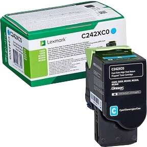 Lexmark C2425/C2535/MC2425/MC2535/MC2640 Cartuccia toner originale ciano - C242XC0