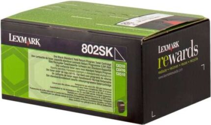 Lexmark CX310/CX410/CX510 Nero Cartuccia toner originale - 80C2SK0/80C2SKE/802SK