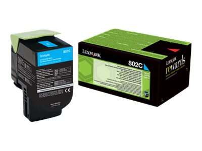 Lexmark CX310/CX410/CX510 Cartuccia toner originale ciano - 80C20C0/80C20CE/802C Lexmark CX310/CX410/CX510 Cartuccia toner originale ciano - 80C20C0/80C20CE/802C