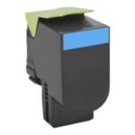 Lexmark CX410/CX510 Ciano Cartuccia toner originale - 80C2HC0/80C2HCE/802HC