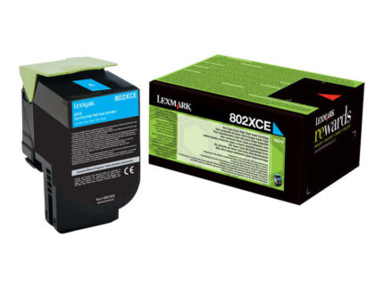 Lexmark CX510 Ciano Cartuccia toner originale - 80C2XC0/80C2XCE/80C0X20/802XC