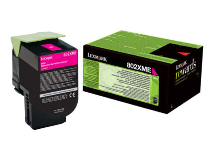 Cartuccia toner originale Lexmark CX510 magenta - 80C2XM0/80C2XME/80C0X30/802XM