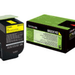 Lexmark CX510 Giallo Cartuccia toner originale - 80C2XY0/80C2XYE/80C0X40/802XY