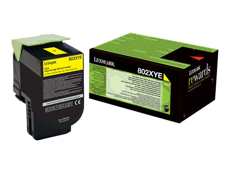 Lexmark CX510 Giallo Cartuccia toner originale - 80C2XY0/80C2XYE/80C0X40/802XY Lexmark CX510 Giallo Cartuccia toner originale - 80C2XY0/80C2XYE/80C0X40/802XY