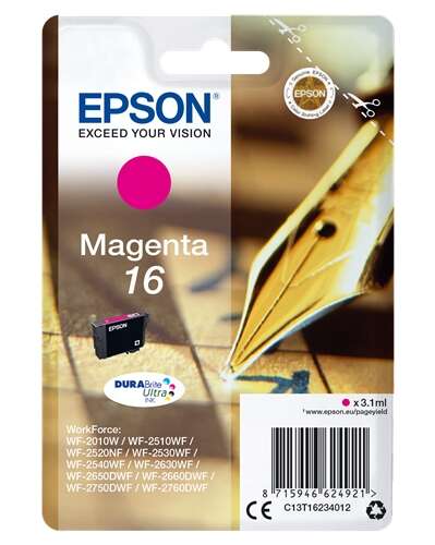 Epson T1623 Cartuccia d'inchiostro originale magenta - C13T16234012