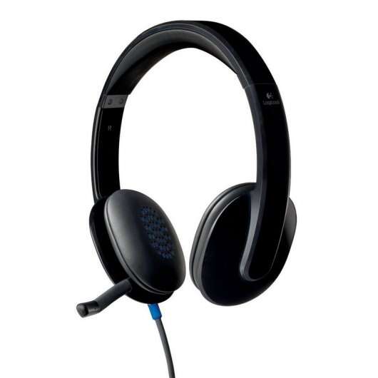 Logitech H540 Cuffie con microfono USB - Microfono pieghevole - Archetto regolabile - Cuscinetti imbottiti - Comandi sulle cuffie - Cavo da 1 Logitech H540 Cuffie con microfono USB - Microfono pieghevole - Archetto regolabile - Cuscinetti imbottiti - Comandi sulle cuffie - Cavo da 1
