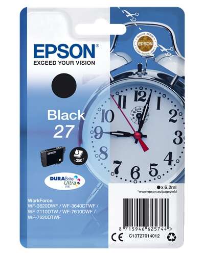 Epson T2701 (27) Nero Cartuccia d'inchiostro originale - C13T27014012