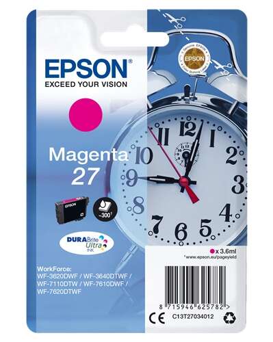 Epson T2703 (27) Cartuccia d'inchiostro originale magenta - C13T27034012