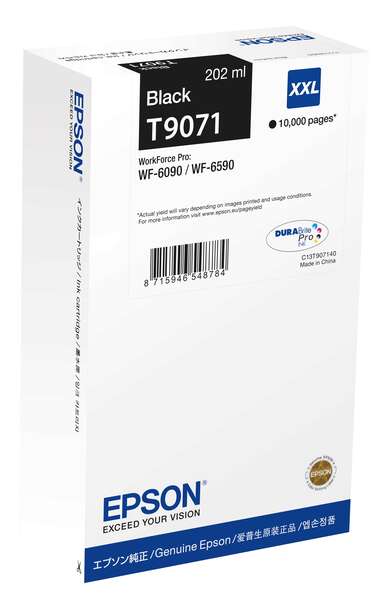 Epson T9071 Cartuccia d'inchiostro originale nera - C13T907140