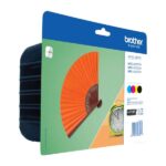 Brother LC129XL/LC125XL Confezione da 4 cartucce d'inchiostro originali - LC129XLVALBP