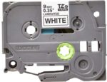 Brother TZe221 Nastro laminato originale per etichette - Testo nero su sfondo bianco - Larghezza 9 mm x 8 metri