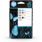 HP 932 + 933 Confezione da 4 cartucce d'inchiostro originali - 6ZC71AE
