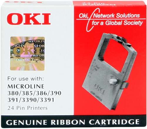 OKI ML380/ML390/ML3390 Nero Nastro matriciale originale - 09002309 OKI ML380/ML390/ML3390 Nero Nastro matriciale originale - 09002309