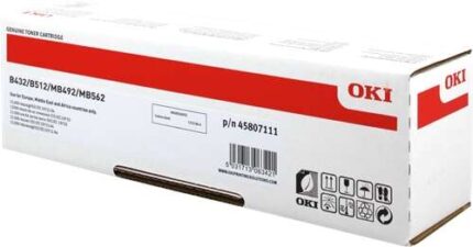 OKI B432/B512/MB492/MB562 Cartuccia toner originale nera - 45807111