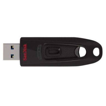 Sandisk Cruzer Ultra Memoria USB 3.0 64 GB - Trasferimento fino a 80 MB/s - Colore nero (pendrive)