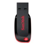 Sandisk Cruzer Blade Memoria USB 2.0 128 GB - Ultracompatta - Colore nero/rosso (pendrive)