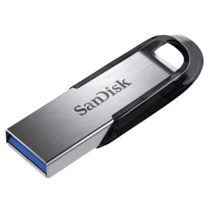 Sandisk Ultra Flair Memoria USB 3.0 256 GB - Trasferimento fino a 150 MB/s - Design metallico - Colore acciaio/nero (pendrive)
