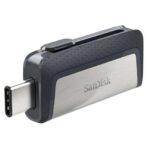 Sandisk Ultra Dual Memoria USB-C e USB-A 32 GB - Fino a 150 MB/s in lettura - Design metallico - Colore acciaio/nero (pendrive)