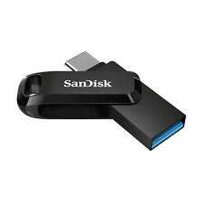Sandisk Ultra Dual Drive Go Memoria USB-C e USB-A 32 GB - Fino a 150 MB/s in lettura - Colore nero (pendrive)