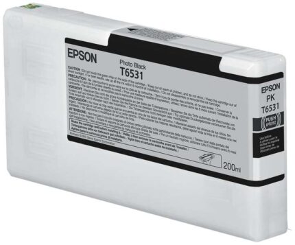 Cartuccia d'inchiostro originale Epson T6531 nero foto - C13T653100