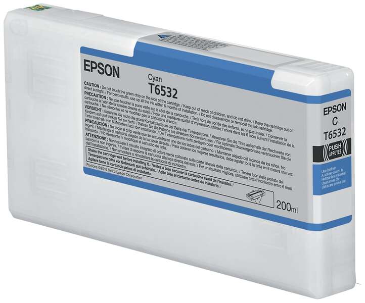 Epson T6532 Ciano Cartuccia d'inchiostro originale - C13T653200 Epson T6532 Ciano Cartuccia d'inchiostro originale - C13T653200