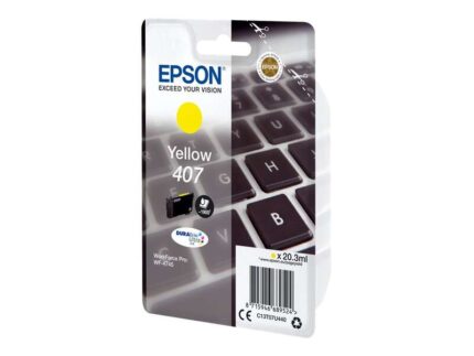 Epson 407 Giallo Cartuccia d'inchiostro originale - C13T07U440