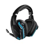 Logitech G935 Cuffie da gioco wireless DTS 7.1 LightSync con microfono - Illuminazione RGB - Autonomia fino a 12 ore - Microfono pieghevole - Archetto regolabile - Cuscinetti imbottiti - Comandi sulle cuffie - Colore nero