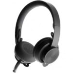 Logitech Zone Wireless MS Teams Cuffie Bluetooth con microfono - Autonomia fino a 16 ore - Archetto regolabile - Cuscinetti imbottiti - Comandi sulle cuffie - Pieghevoli - Colore nero