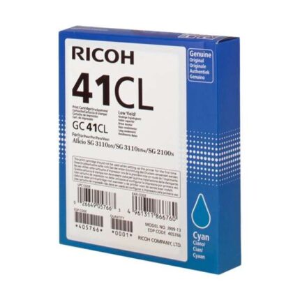 Ricoh GC41CL Ciano Cartuccia gel originale - 405766