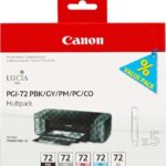 Canon PGI72 Confezione da 5 cartucce d'inchiostro originali - Nero foto