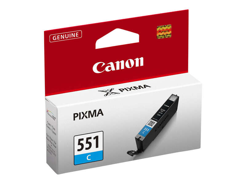 Cartuccia d'inchiostro originale Canon CLI551 Ciano - 6509B001 Cartuccia d'inchiostro originale Canon CLI551 Ciano - 6509B001