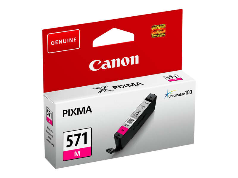 Cartuccia d'inchiostro originale Canon CLI571 Magenta - 0387C001 Cartuccia d'inchiostro originale Canon CLI571 Magenta - 0387C001