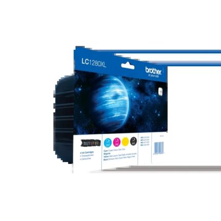Brother LC1280XL Confezione da 4 cartucce d'inchiostro originali - LC1280XLVALBP