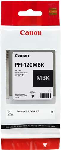 Canon PFI120 Nero opaco Cartuccia d'inchiostro originale - 2884C001 Canon PFI120 Nero opaco Cartuccia d'inchiostro originale - 2884C001