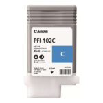 Cartuccia d'inchiostro originale Canon PFI102 Ciano - 0896B001