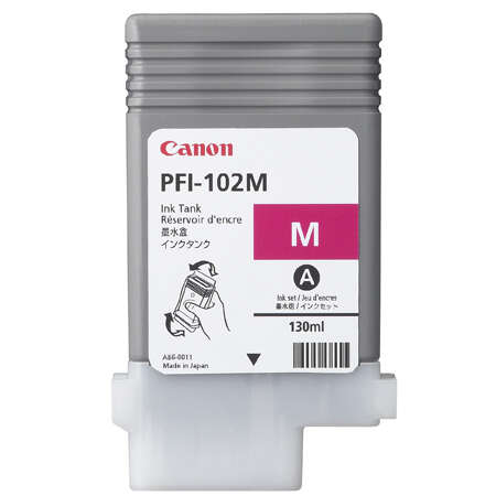 Cartuccia d'inchiostro originale Canon PFI102 Magenta - 0897B001 Cartuccia d'inchiostro originale Canon PFI102 Magenta - 0897B001