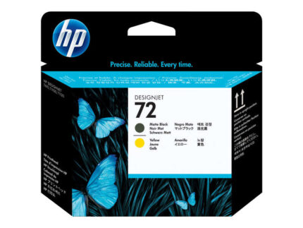 Testina di stampa originale HP 72 - Nero opaco e giallo - C9384A