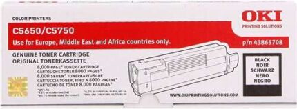 OKI C5650/C5750 Nero Cartuccia toner originale - 43865708