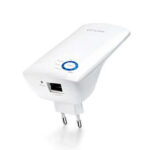 TP-Link Ripetitore Amplificatore Estensore di rete WiFi N300 - Fino a 300Mbps - IEEE 802.11n - 10/100 Mbps - Pulsante WPS - 2 antenne interne