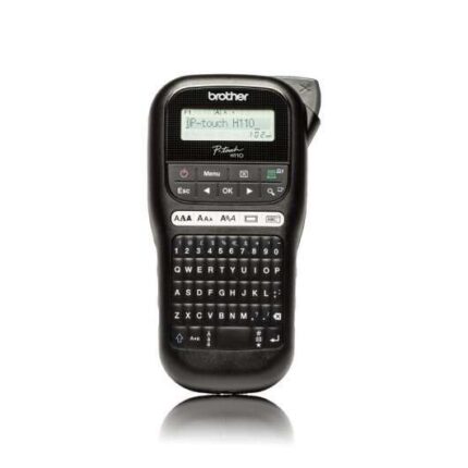 Brother PT-H110 Etichettatrice elettronica portatile - Display LCD - 253 simboli - Velocità 20 mm - Colore nero